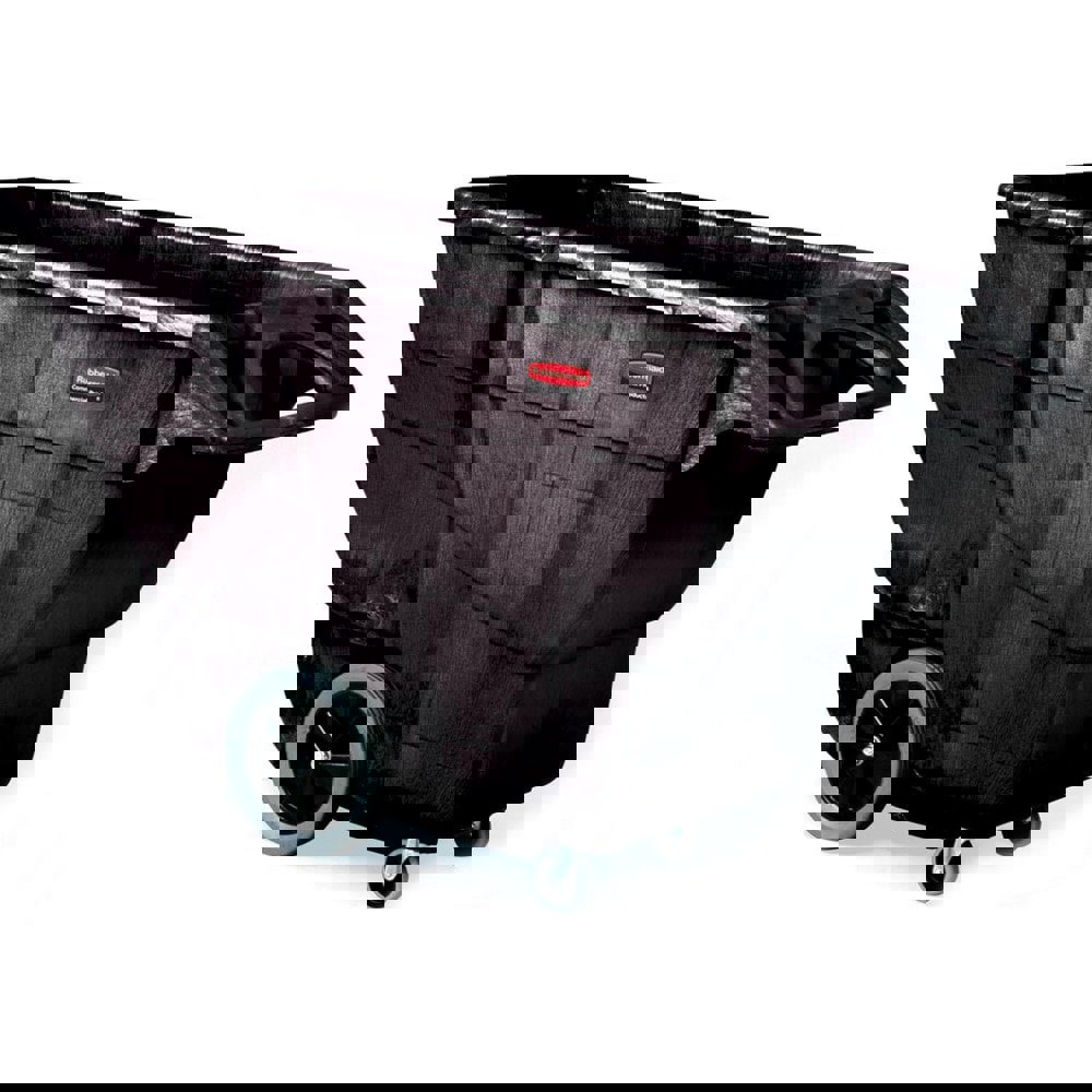 Structural Foam Tilt Truck, 202 gal, 2,100 lb Capacity, Plastic, Black